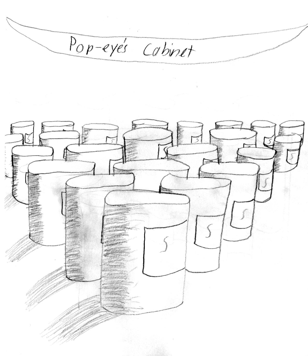 Popeye's Cabinet
